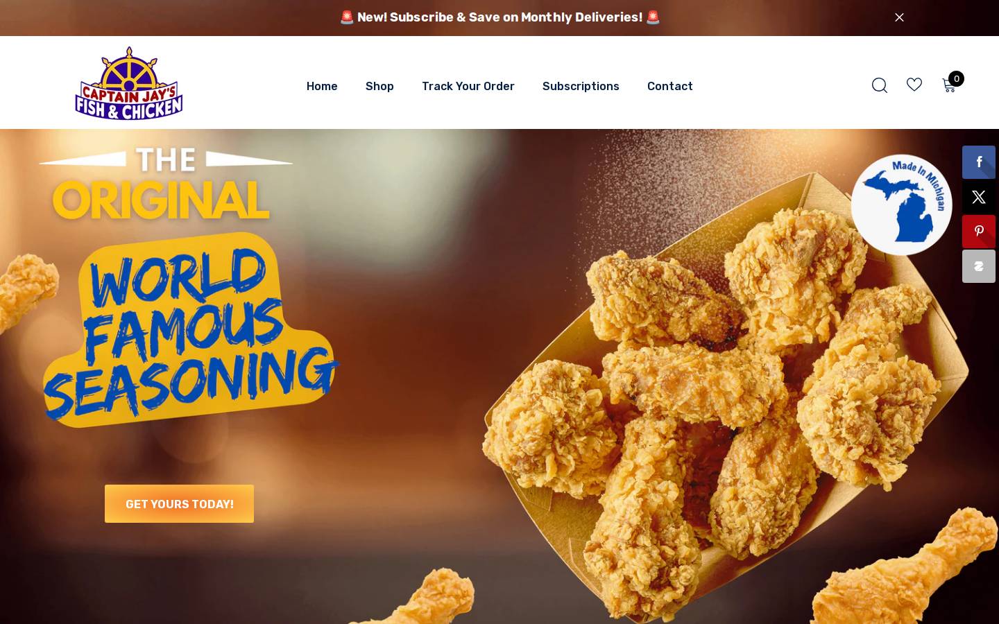 captainjaysretail.net homepage screenshot