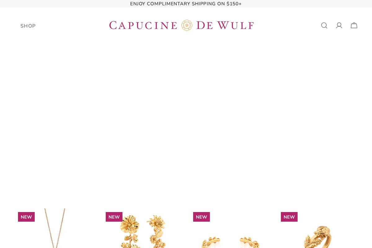 capucinedewulf.com homepage screenshot