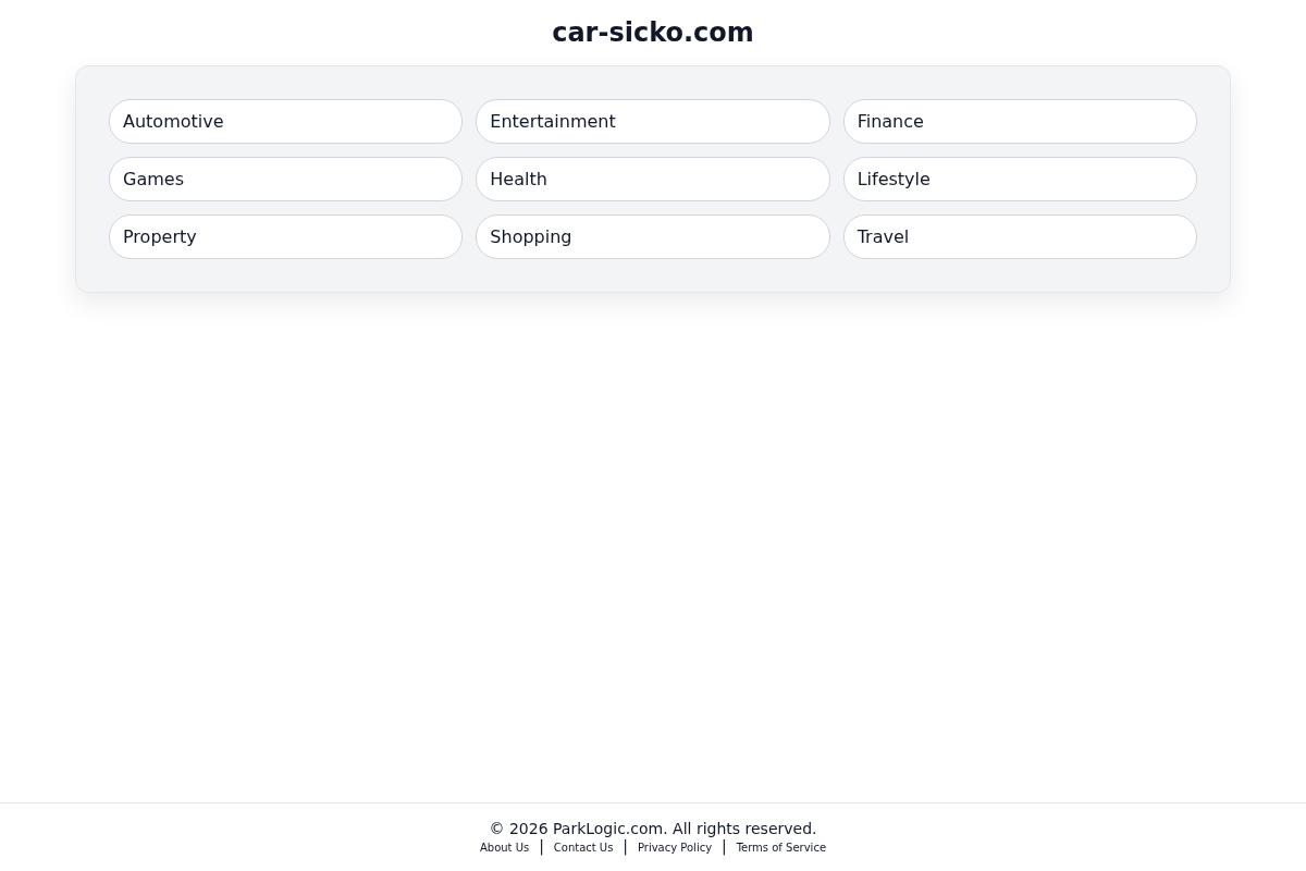 car-sicko.com homepage screenshot