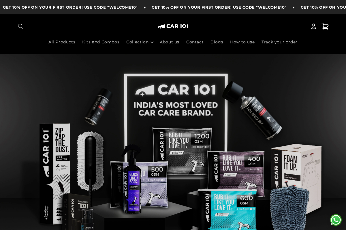 Car101 homepage screenshot