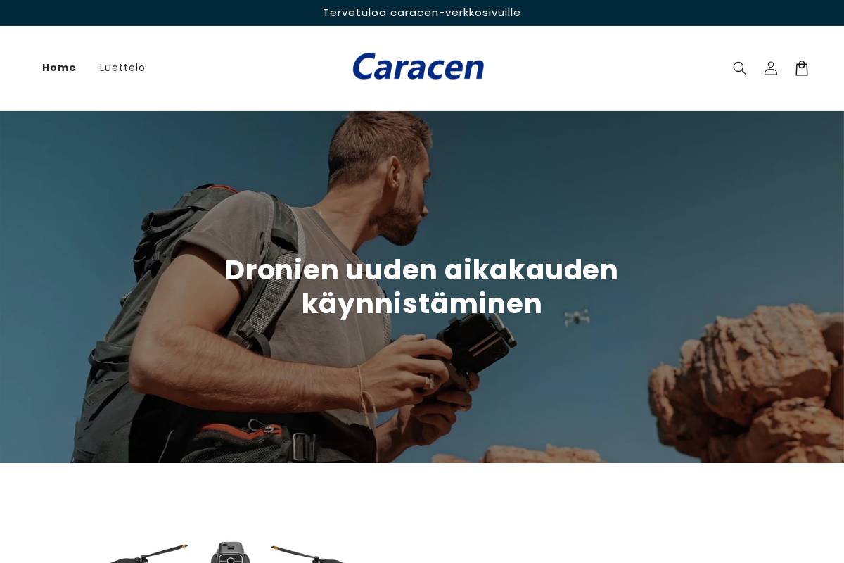 caracen-fi.com homepage screenshot