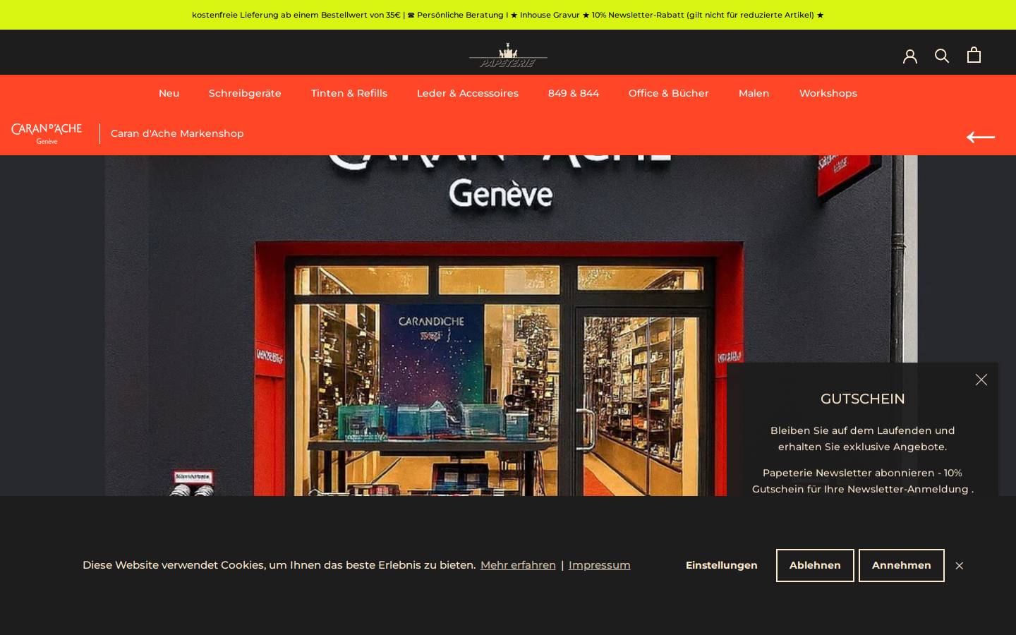 carandache-deutschland.de homepage screenshot