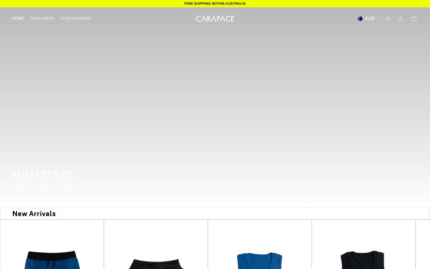 carapace.com.au homepage screenshot