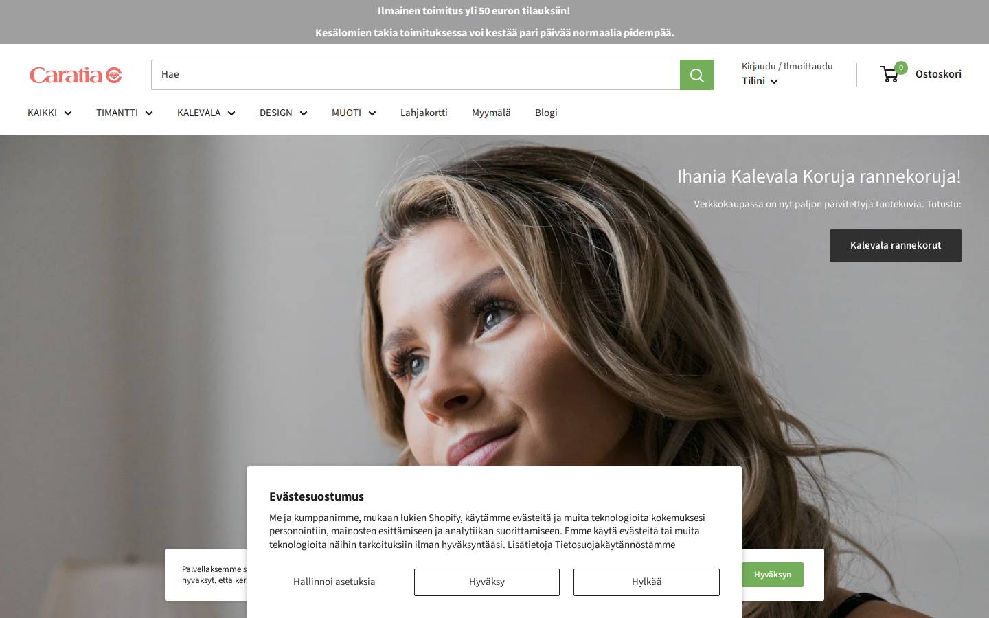 caratia.fi homepage screenshot