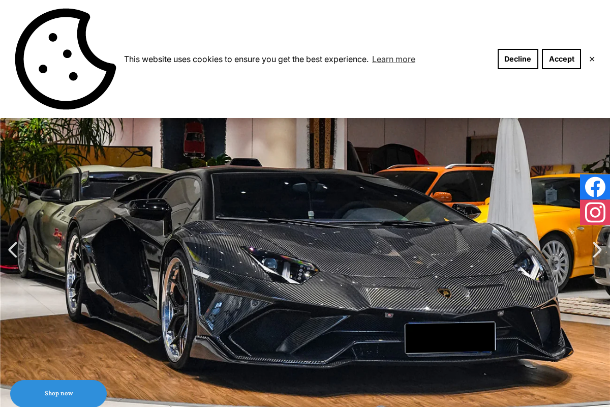 Carbonado Aero homepage screenshot