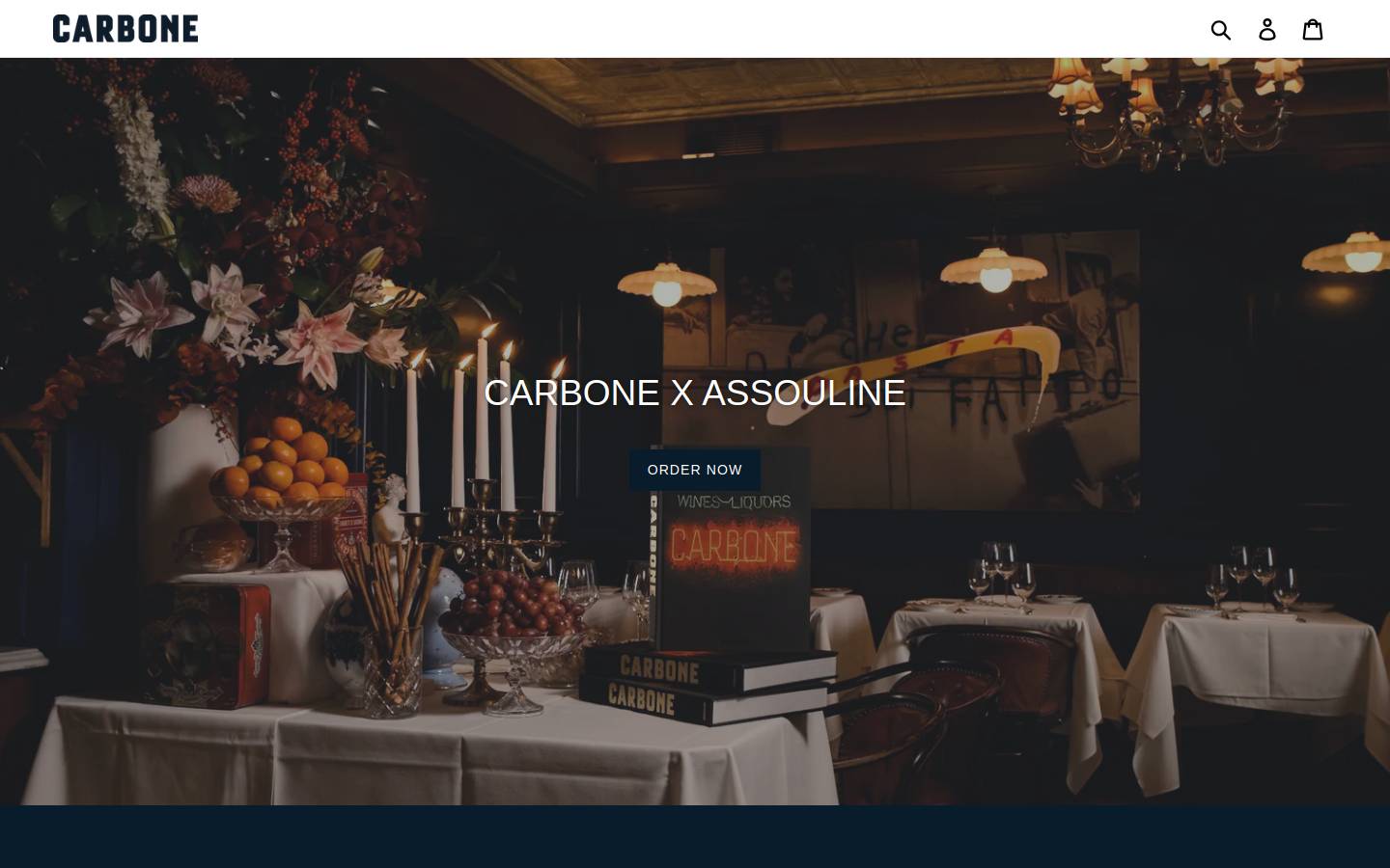 carboneshop.com homepage screenshot