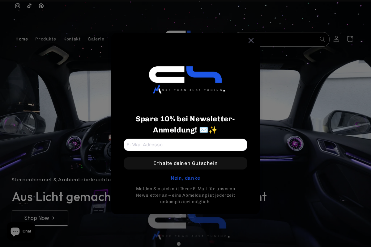 Carbonstyles homepage screenshot