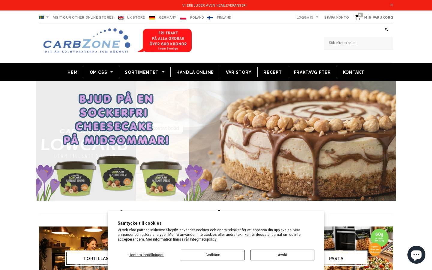 carbzone.se homepage screenshot