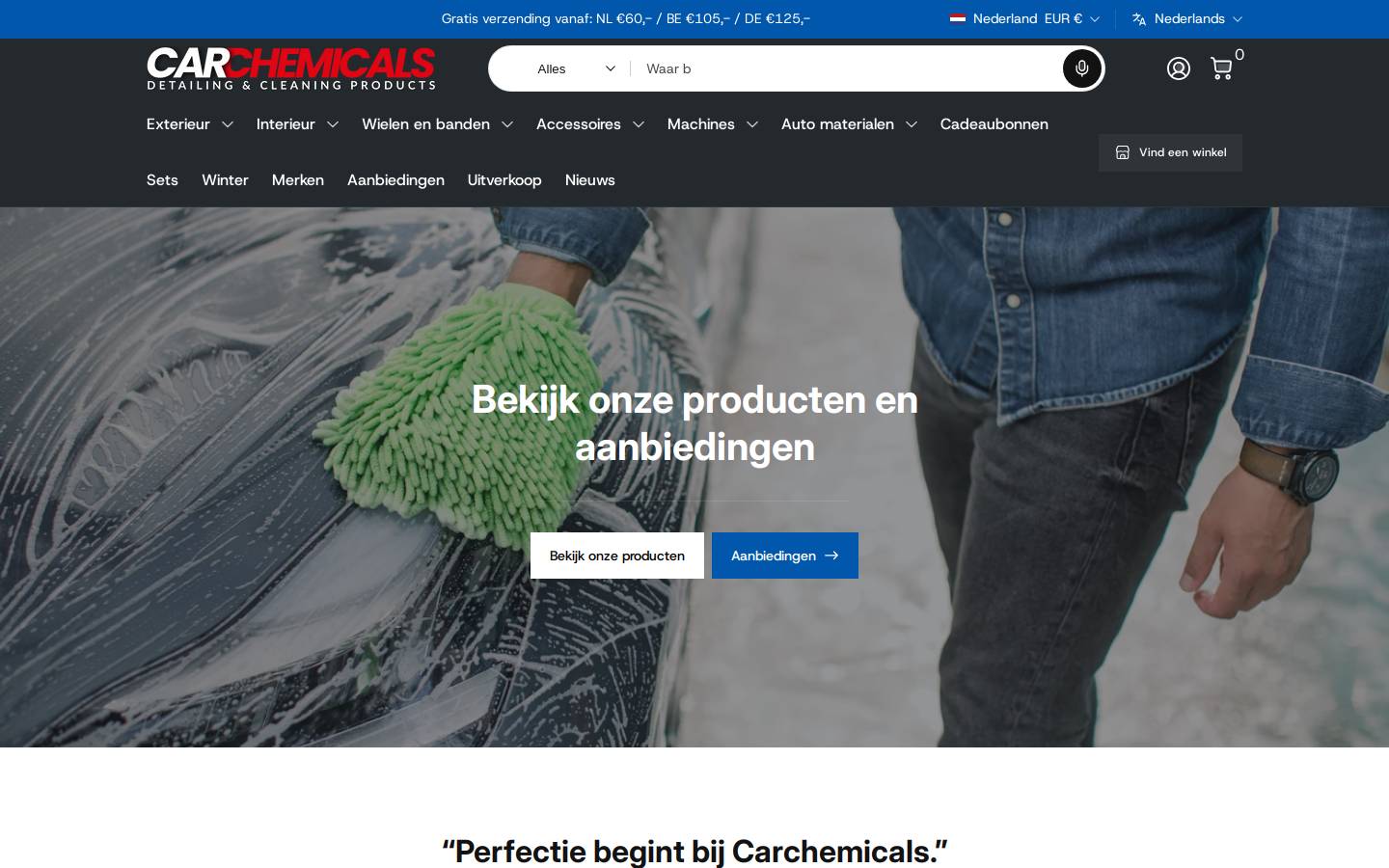 carchemicals.eu homepage screenshot