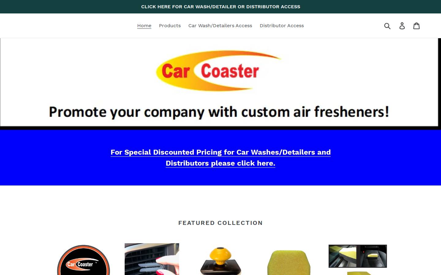 carcoaster.biz homepage screenshot