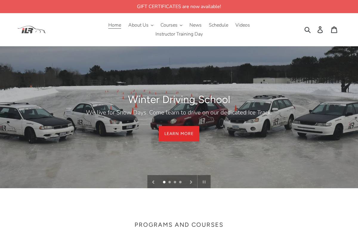 carcontrolschool.com homepage screenshot