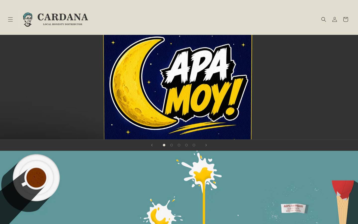 cardana.shop homepage screenshot