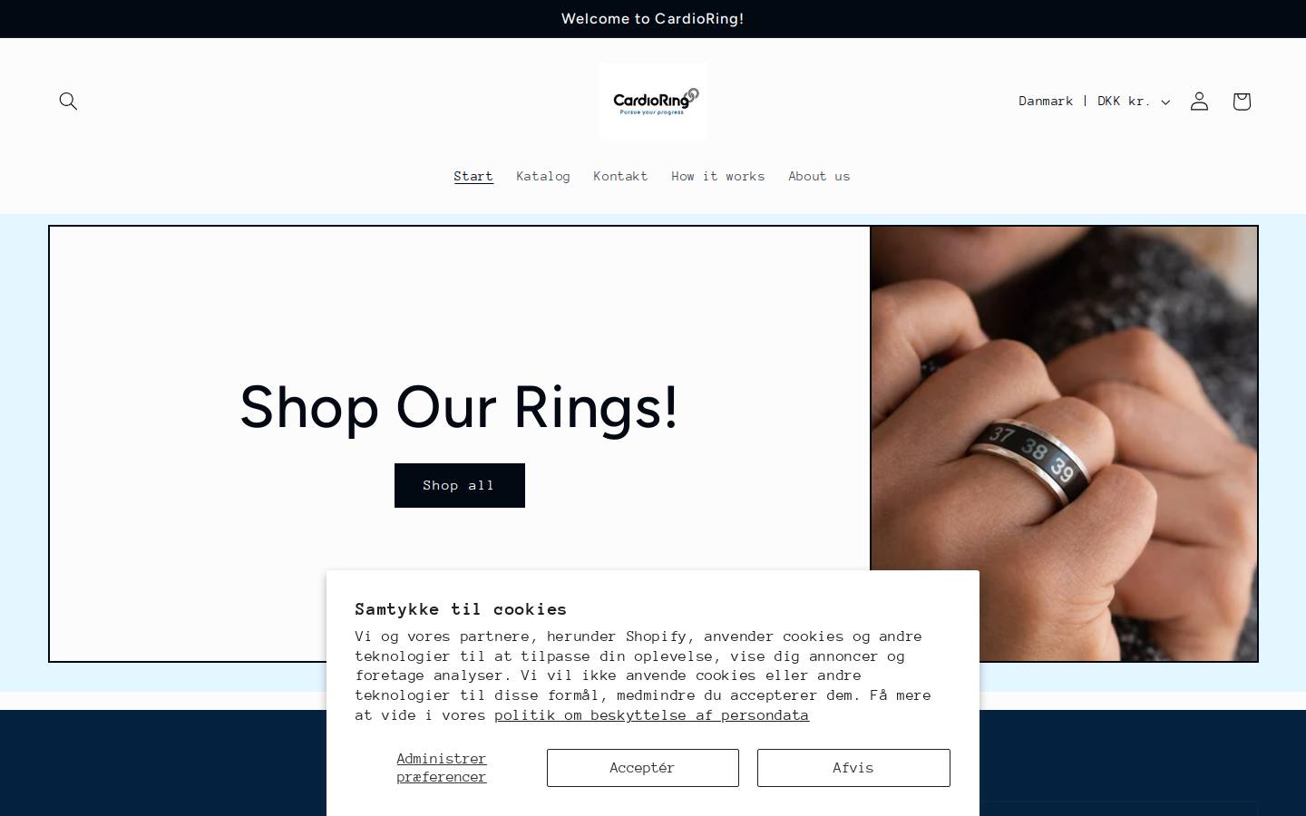 cardioring.eu homepage screenshot