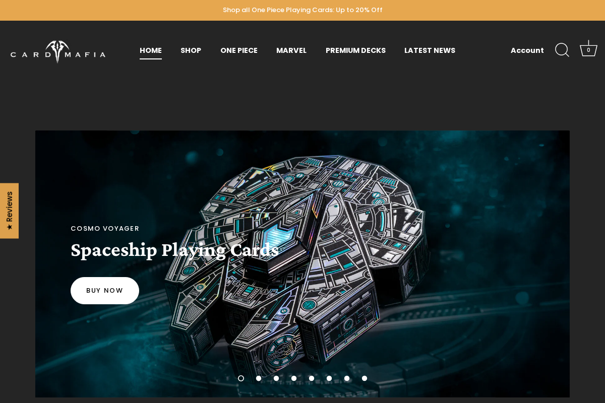 Cardmafia homepage screenshot