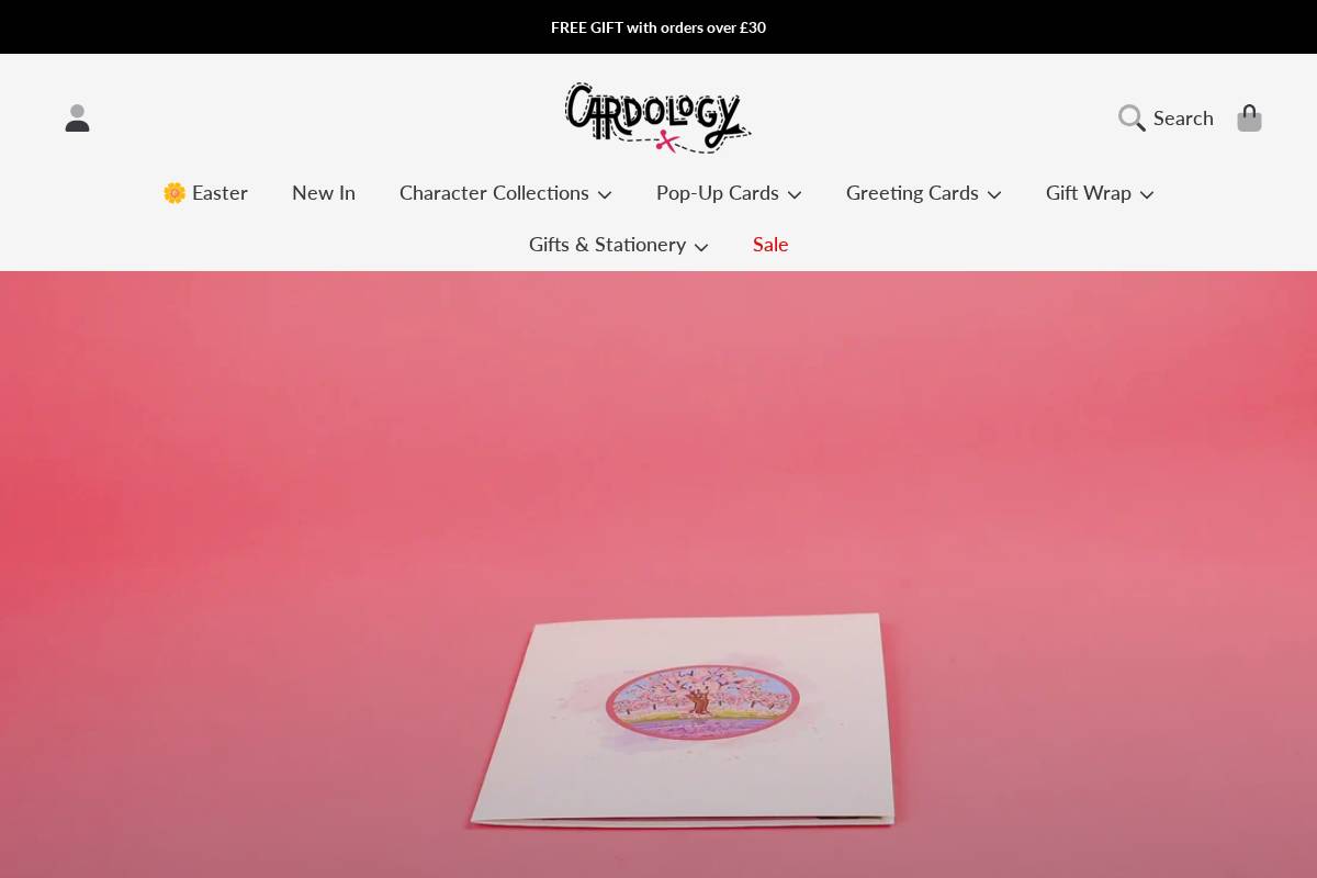 Cardology homepage screenshot