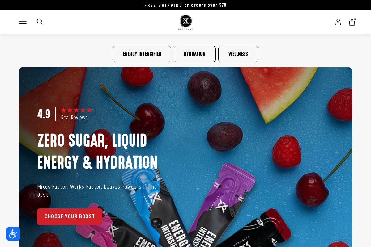 cardomax.com homepage screenshot