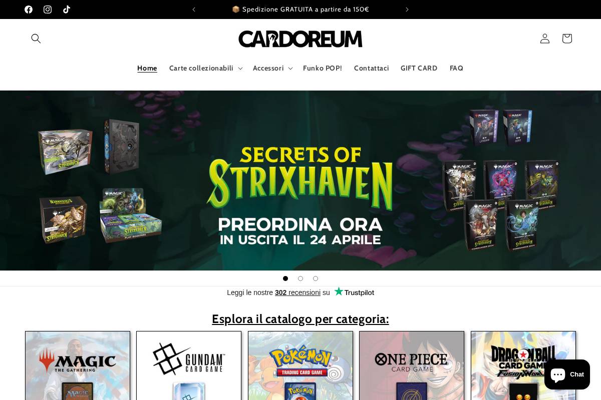 Cardoreum homepage screenshot