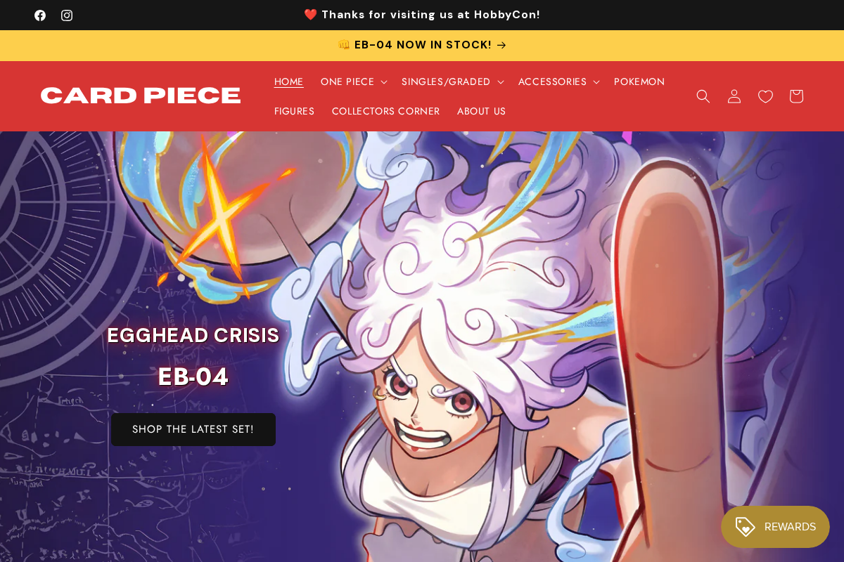 Cardpiece homepage screenshot