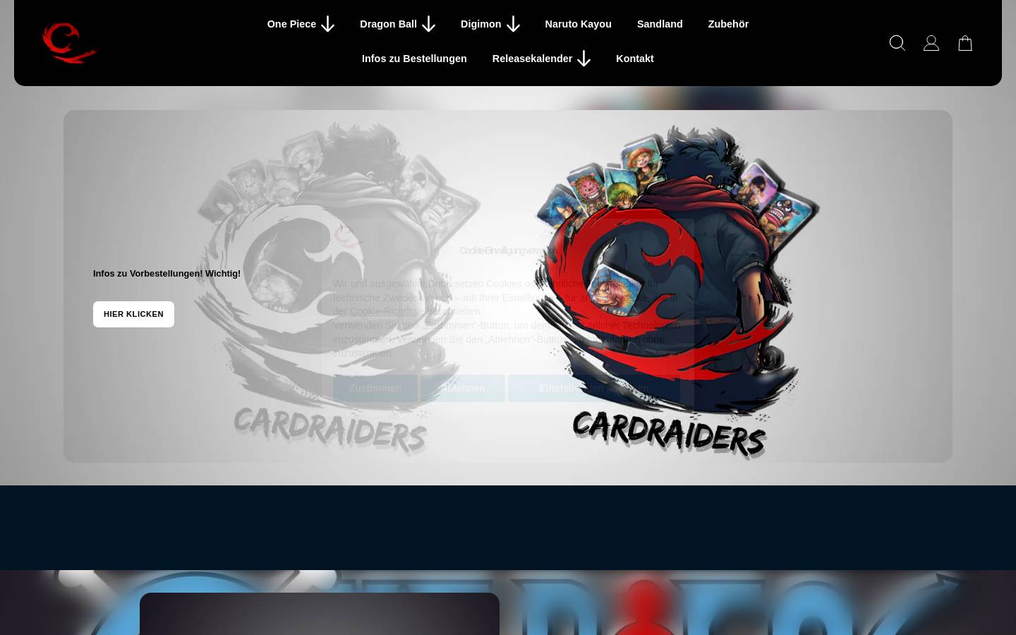 cardraiders.de homepage screenshot