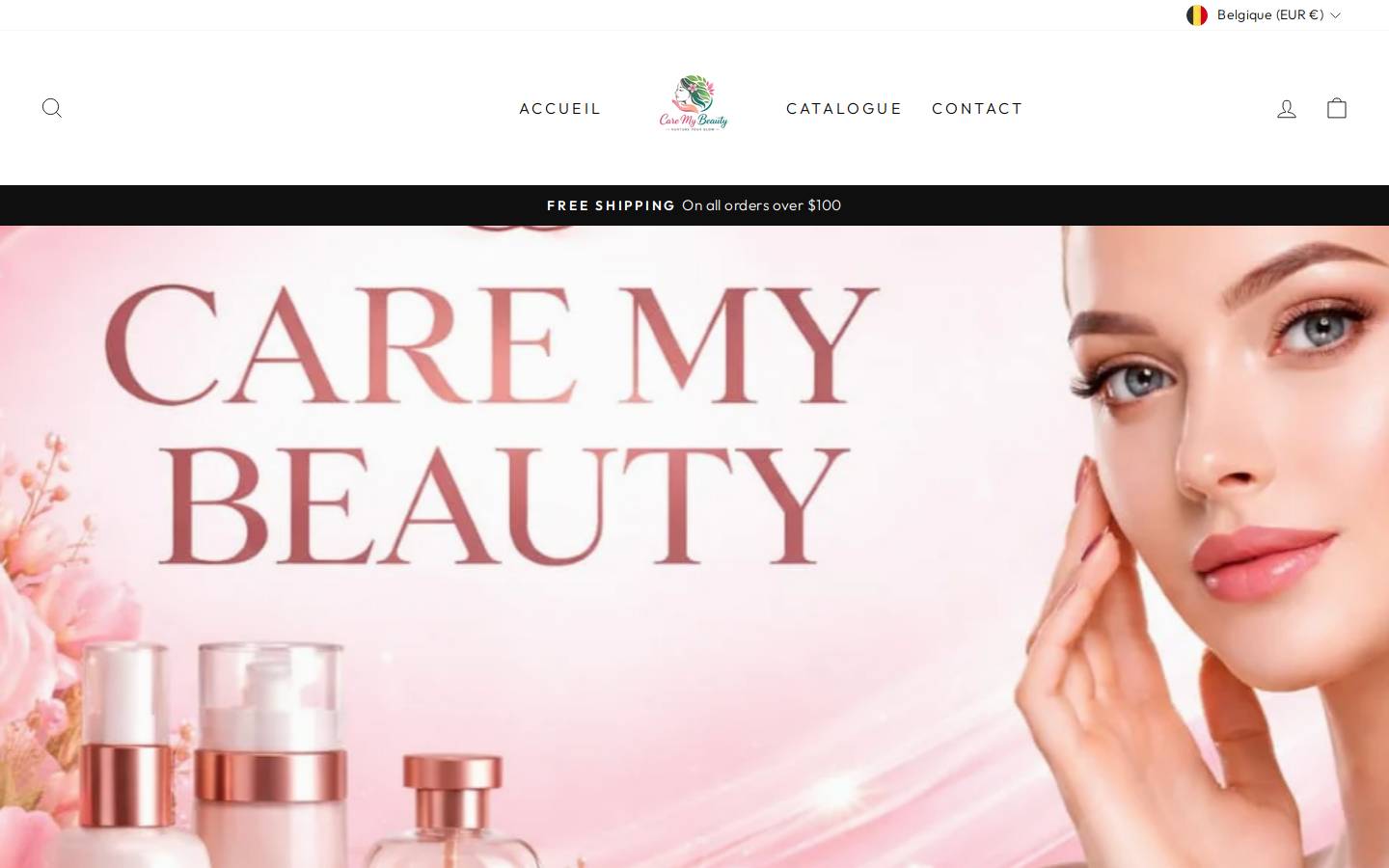 care-my-beauty.com homepage screenshot