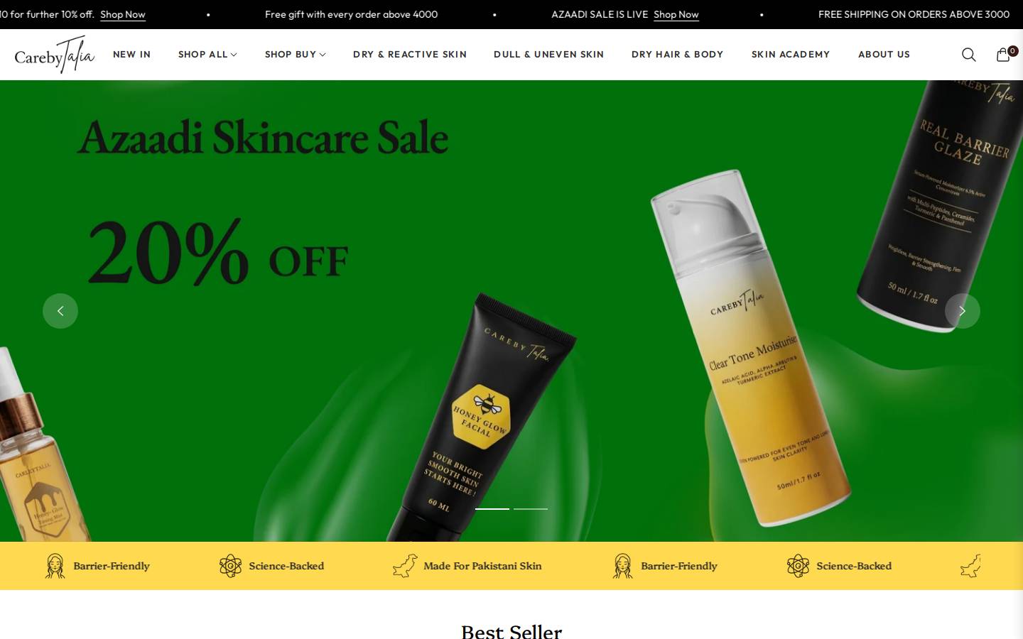 carebytalia.com homepage screenshot