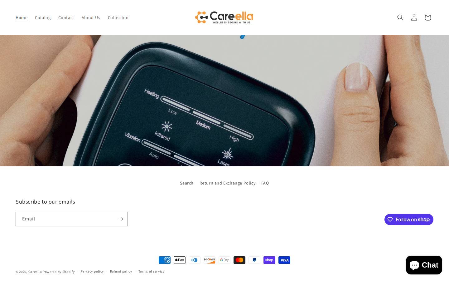 careella.com homepage screenshot