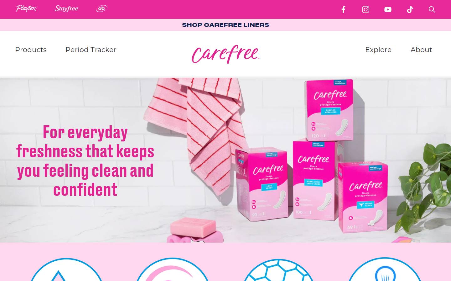 carefreeliners.com homepage screenshot