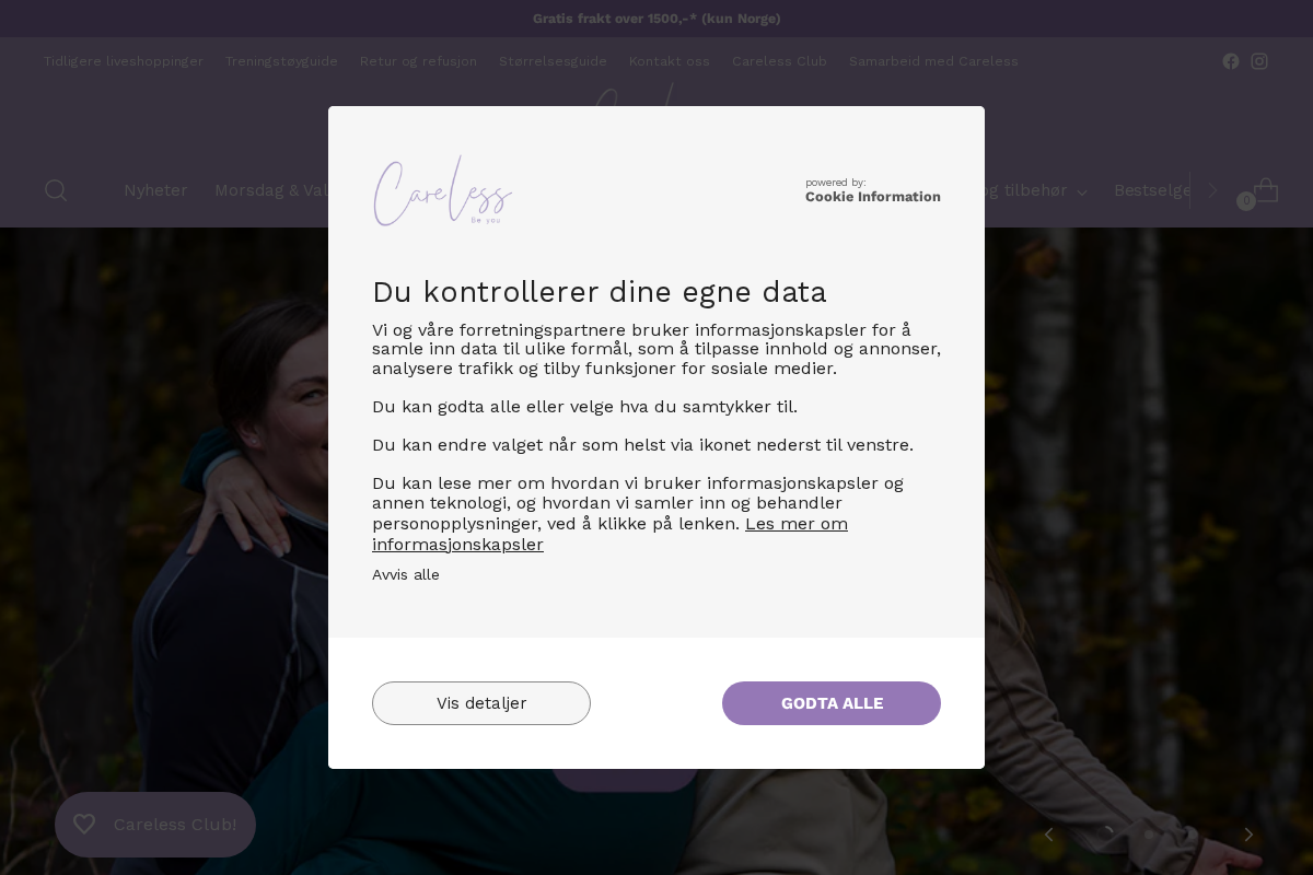 Careless homepage screenshot