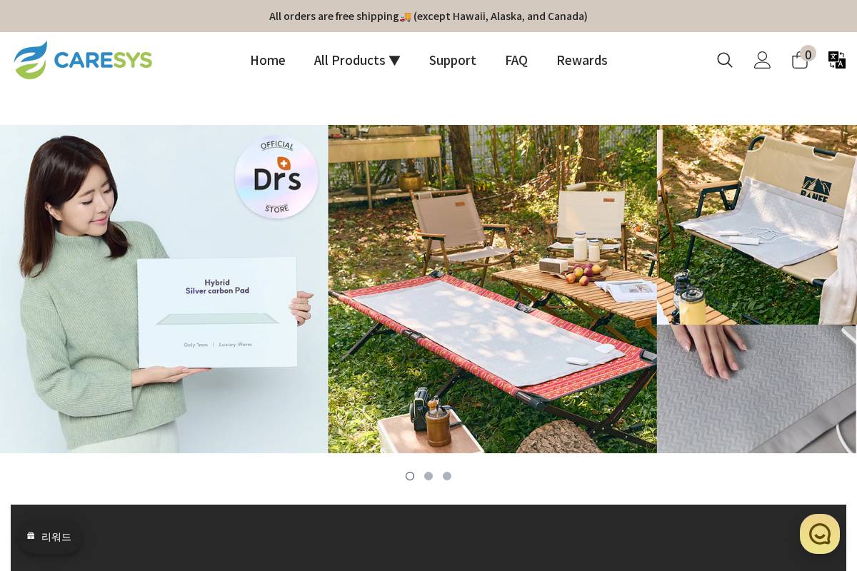 caresysmall.com homepage screenshot