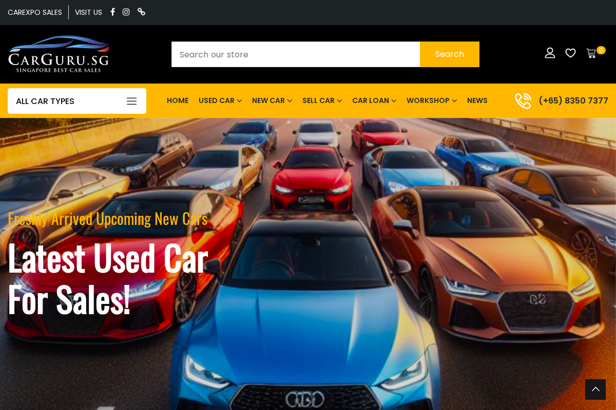 CarGuru.sg homepage screenshot