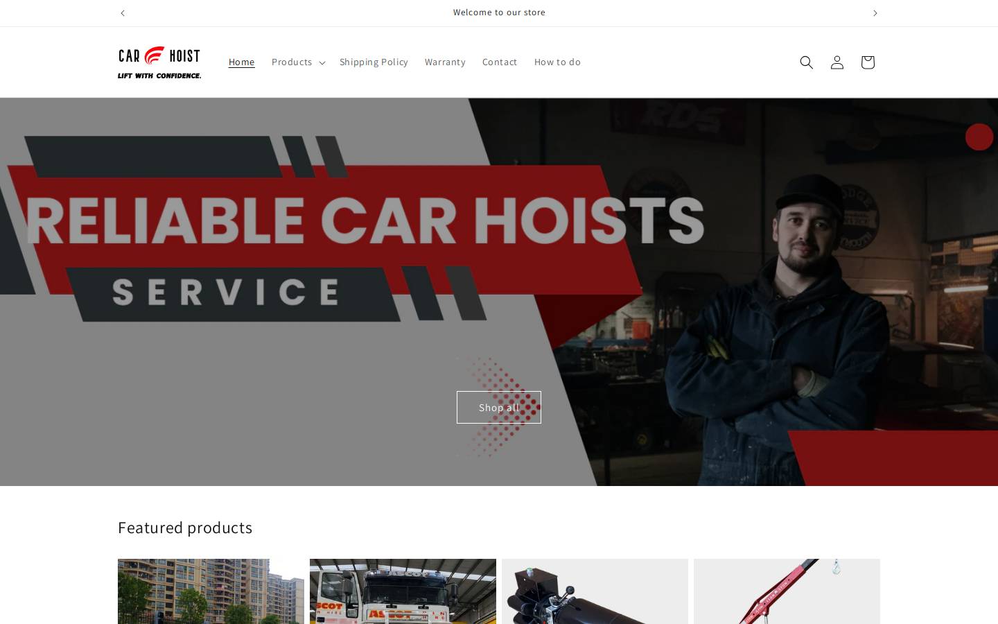 carhoist.com.au homepage screenshot
