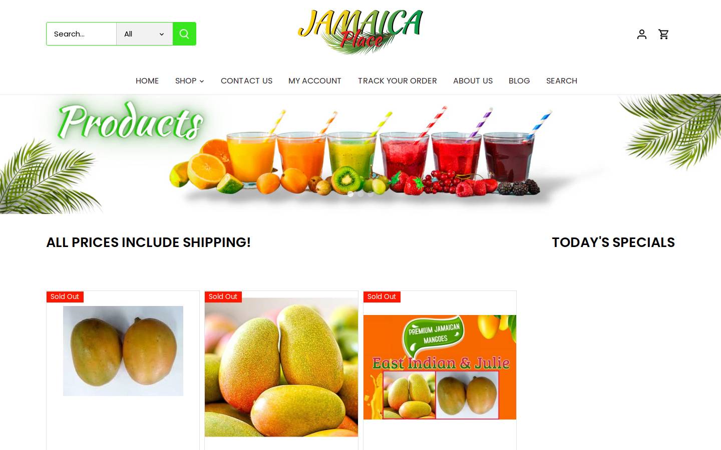 caribbeanlinkusa.com homepage screenshot