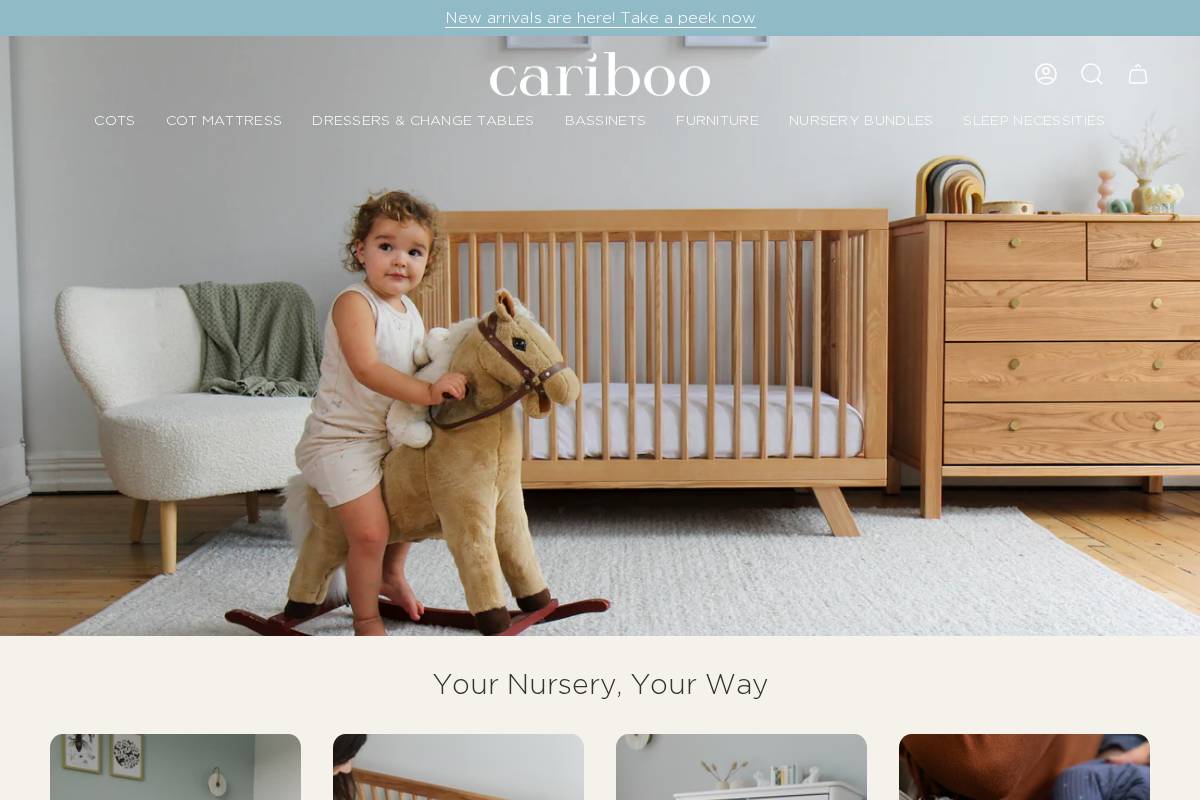 cariboo.com.au homepage screenshot