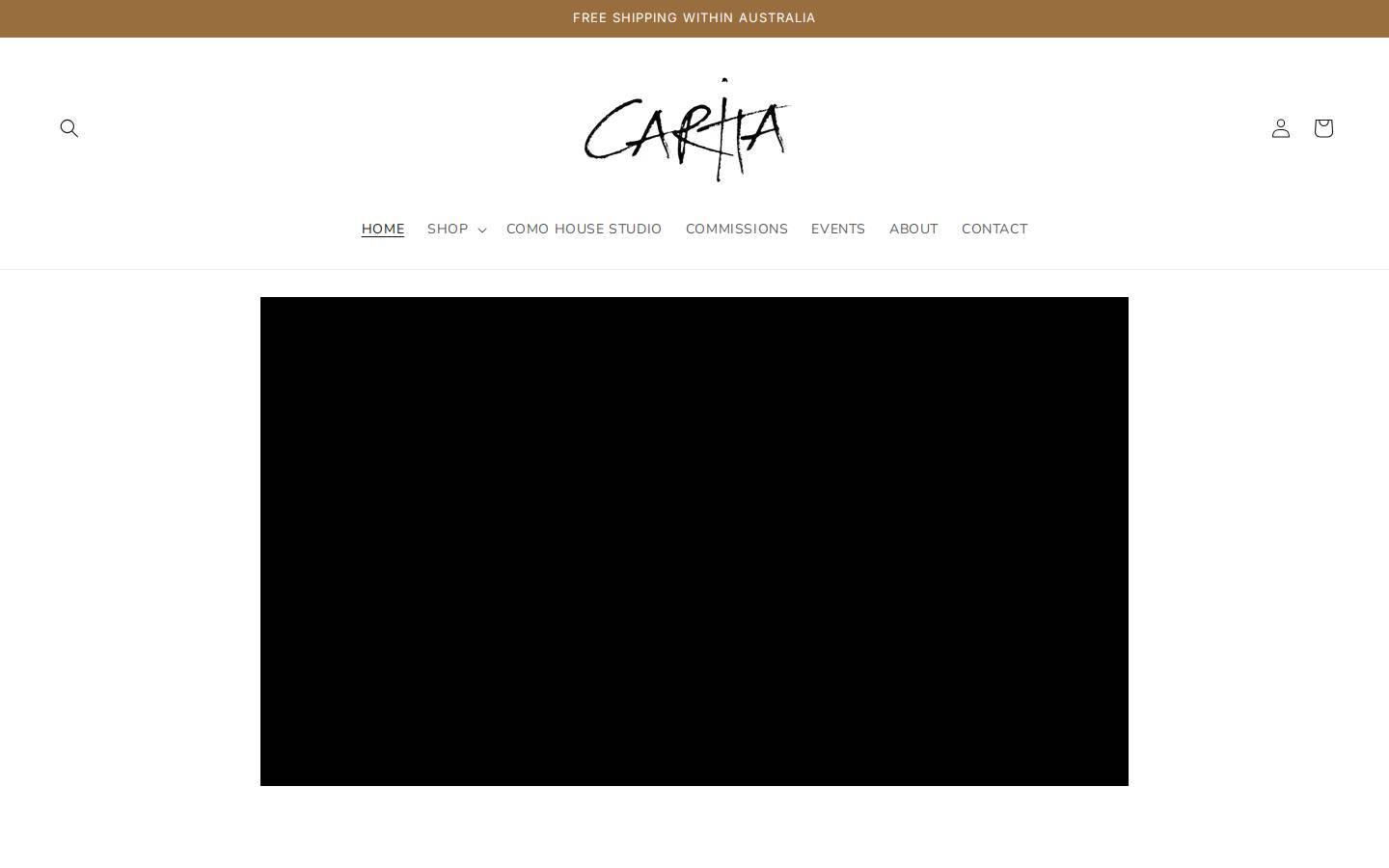 caritafarrerspencer.com homepage screenshot