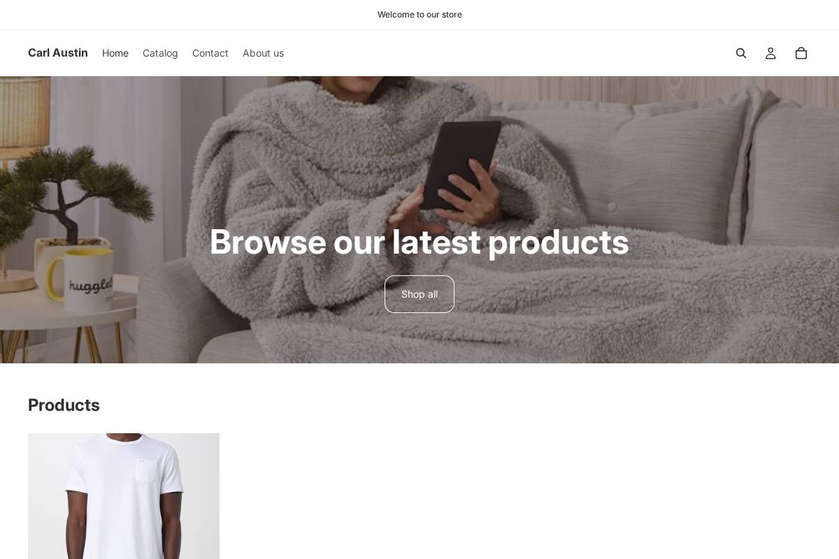 carlaustin.co.uk homepage screenshot