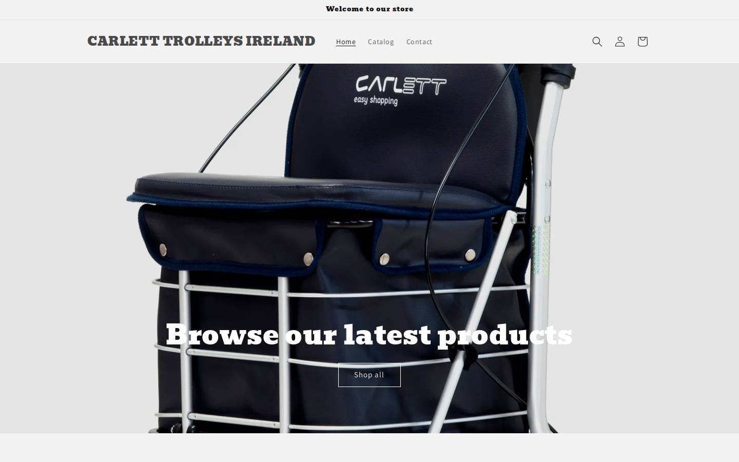 Carlett homepage screenshot