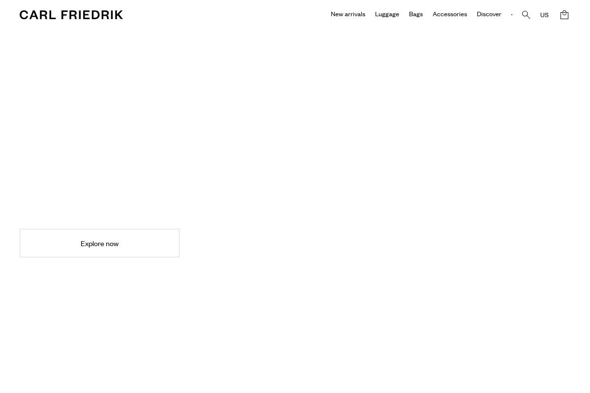 Carl Friedrik homepage screenshot
