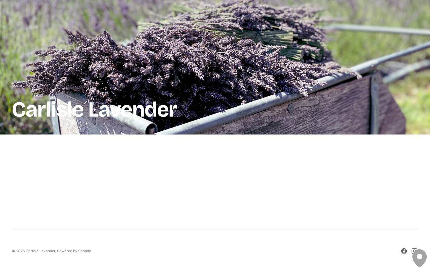 carlislefarms.com homepage screenshot