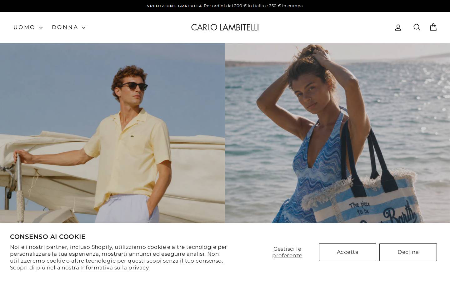carlolambitelli.com homepage screenshot