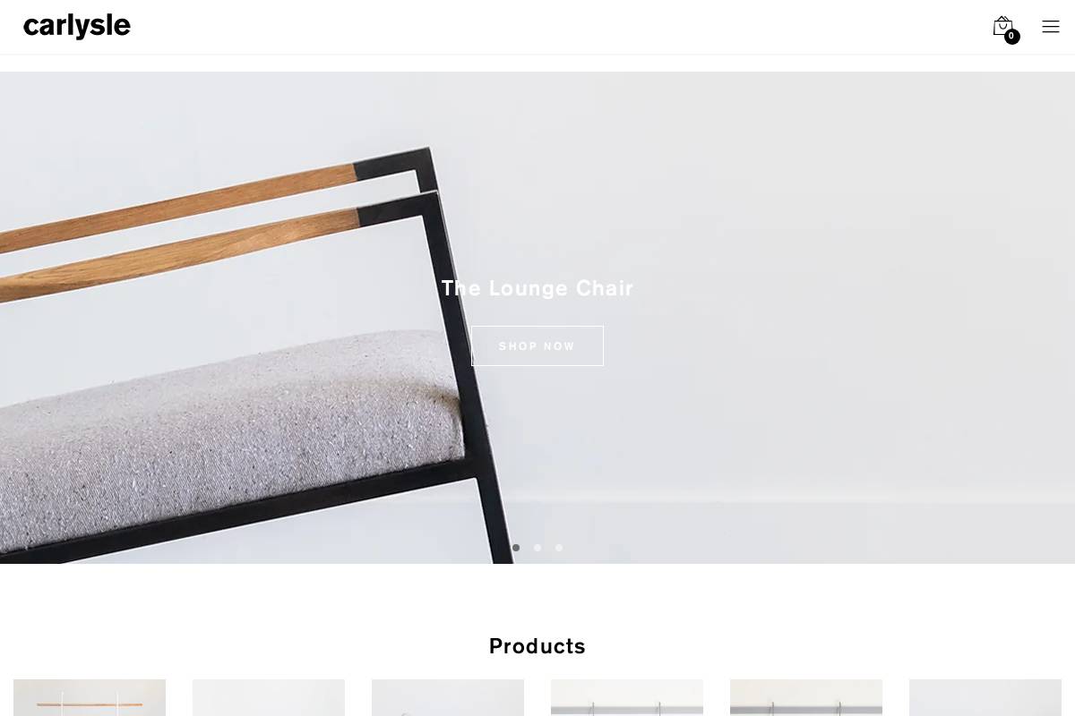 carlyslemfg.com homepage screenshot