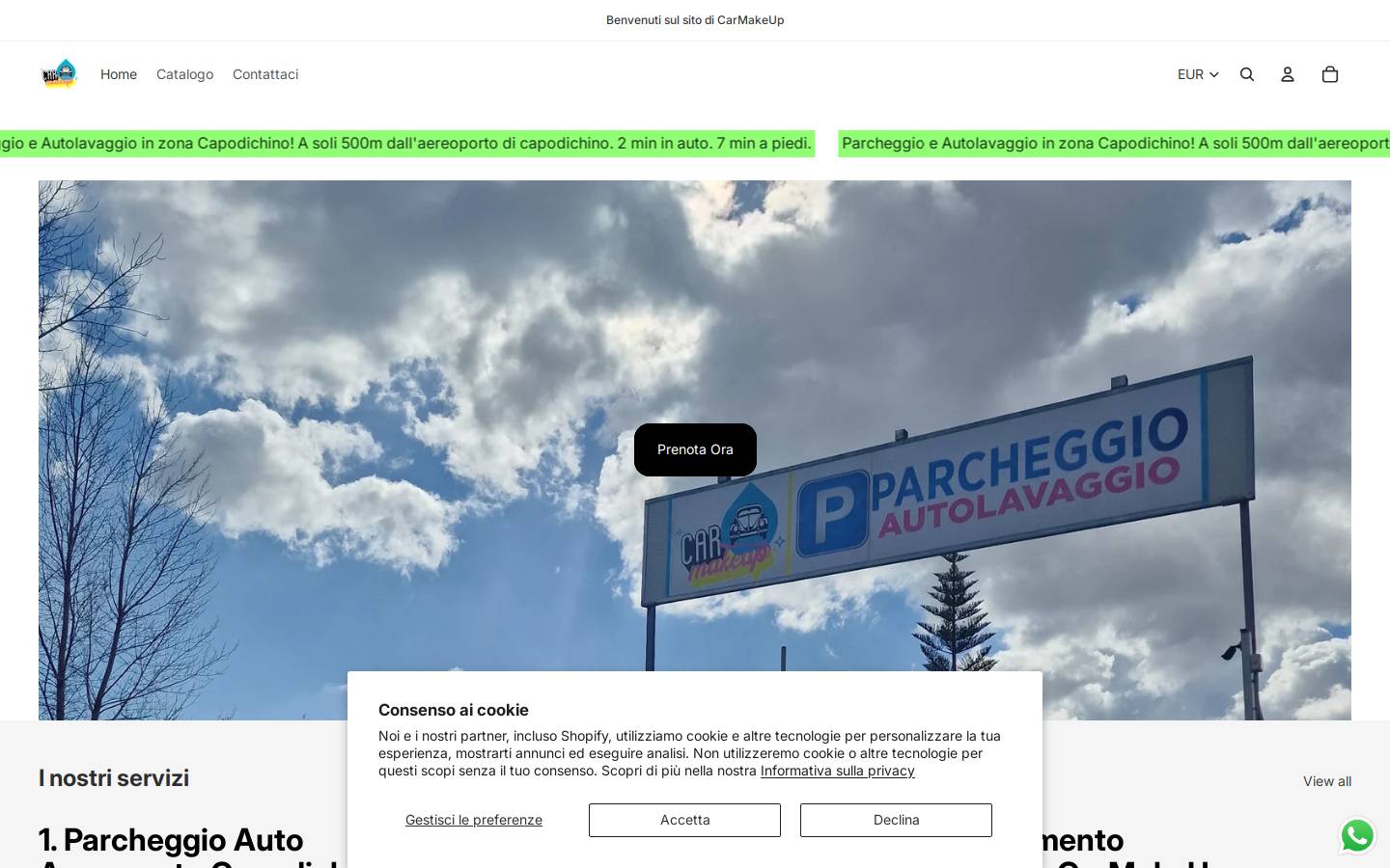 carmakeup.it homepage screenshot