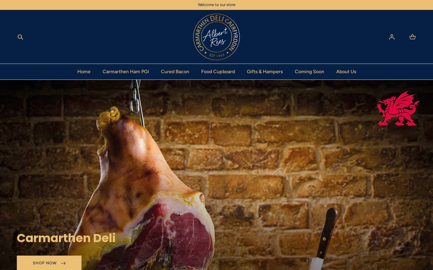 carmarthenham.co.uk homepage screenshot