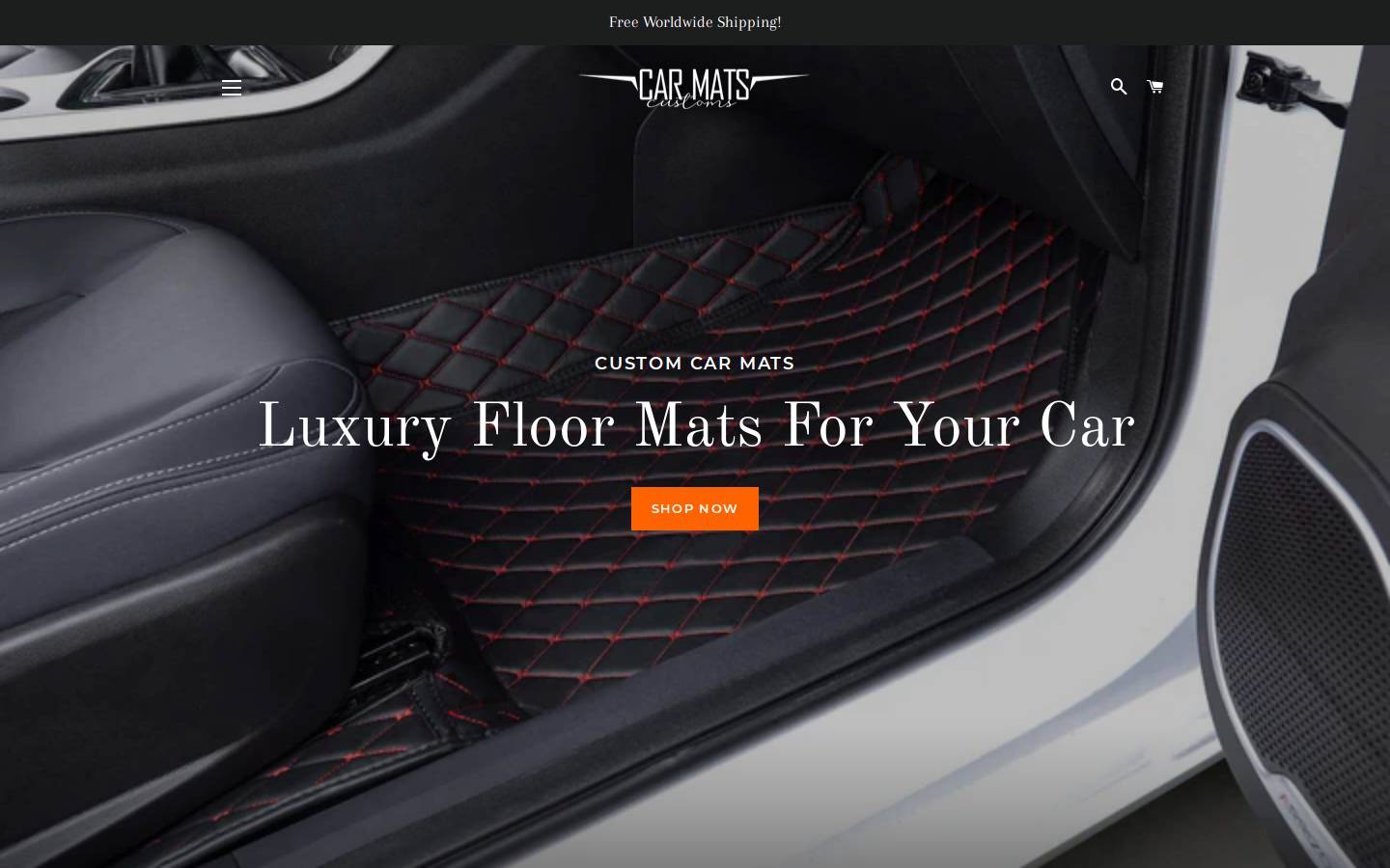 carmatscustoms.com homepage screenshot