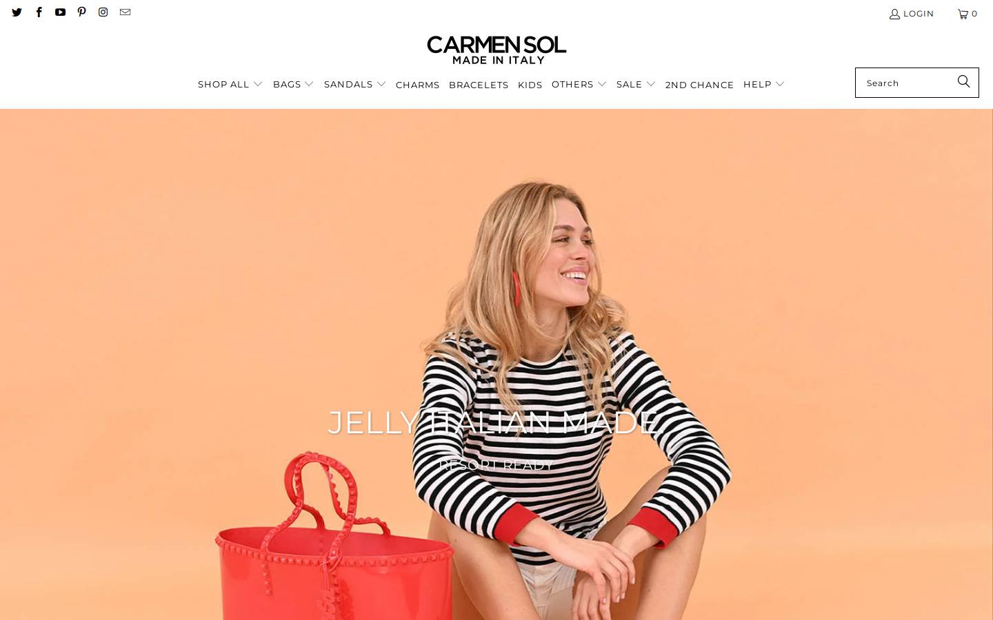 carmensol.com homepage screenshot
