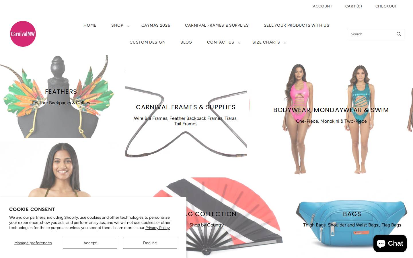 carnivalmw.com homepage screenshot