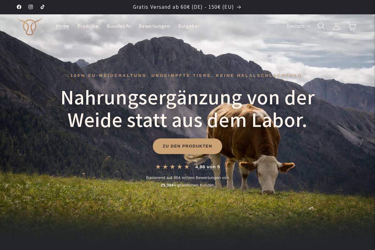 carnivoro.eu homepage screenshot