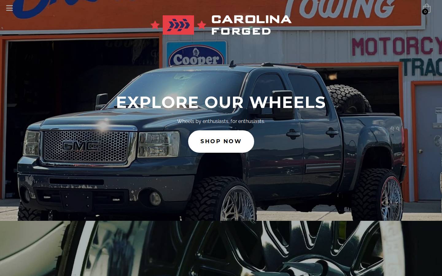 carolinaforged.us homepage screenshot