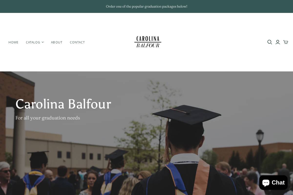 carolinagrad.net homepage screenshot