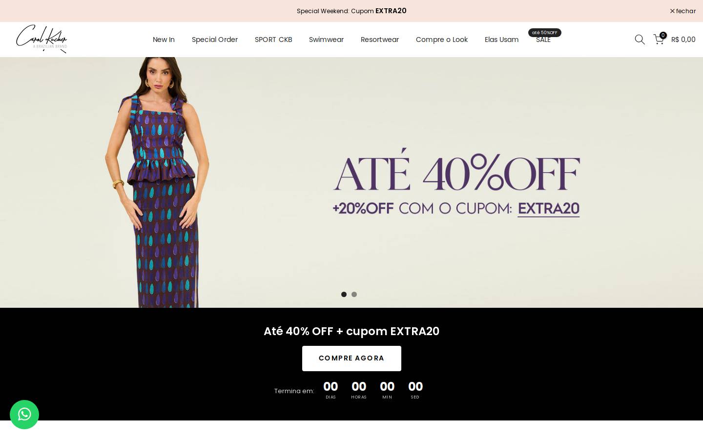 carolkucherbrand.com.br homepage screenshot