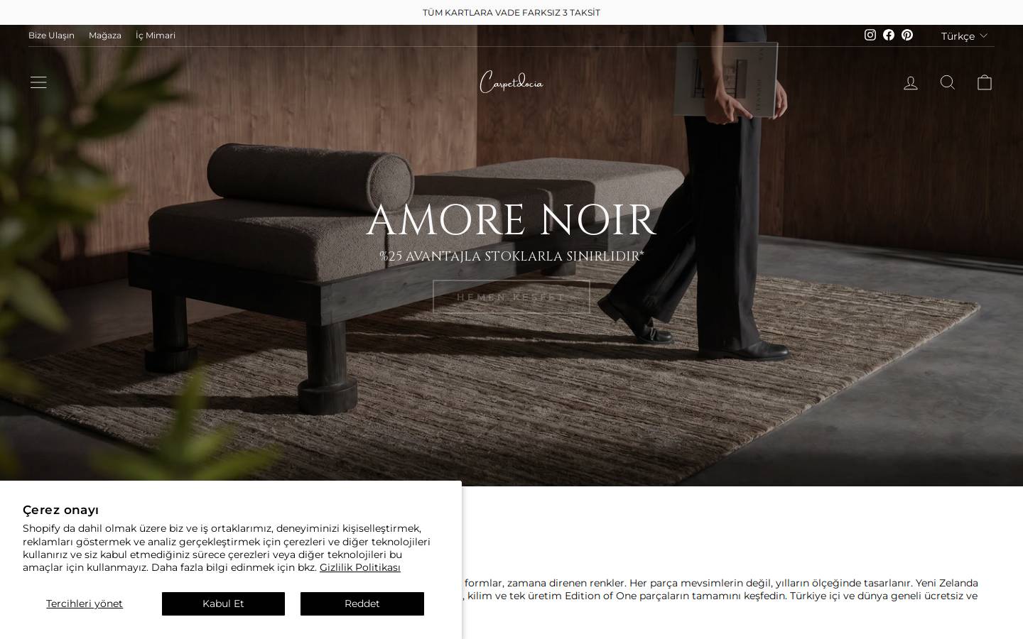 carpetdocia.com homepage screenshot